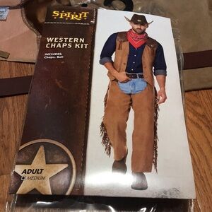 Spirit Western Chaps Kit Adult Medium